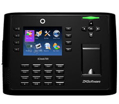 terminal para control de asistencia huella digital zk software iclock 700