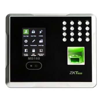 reloj checador facial zkteco mb160