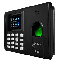 terminal para control de asistencia huella digital zkteco k30